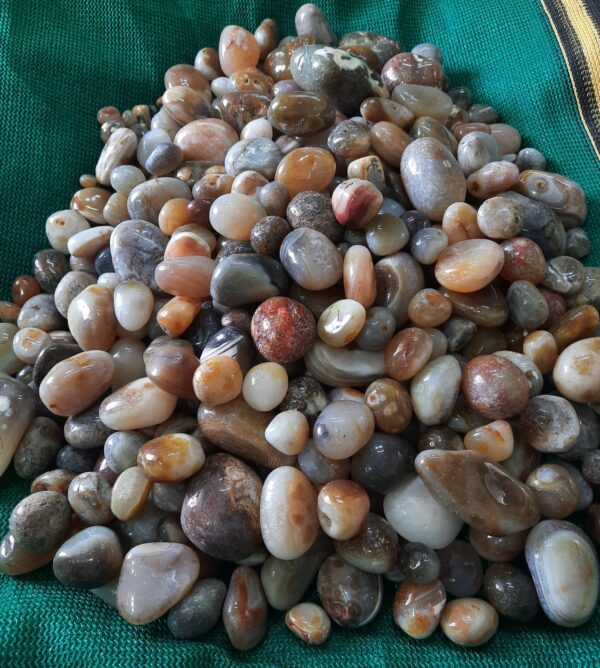 Indian Agate Tumbles 10mm-20mm, 20mm-50mm Indian Agate