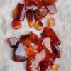 Red Carnelian chips Red Carnelian